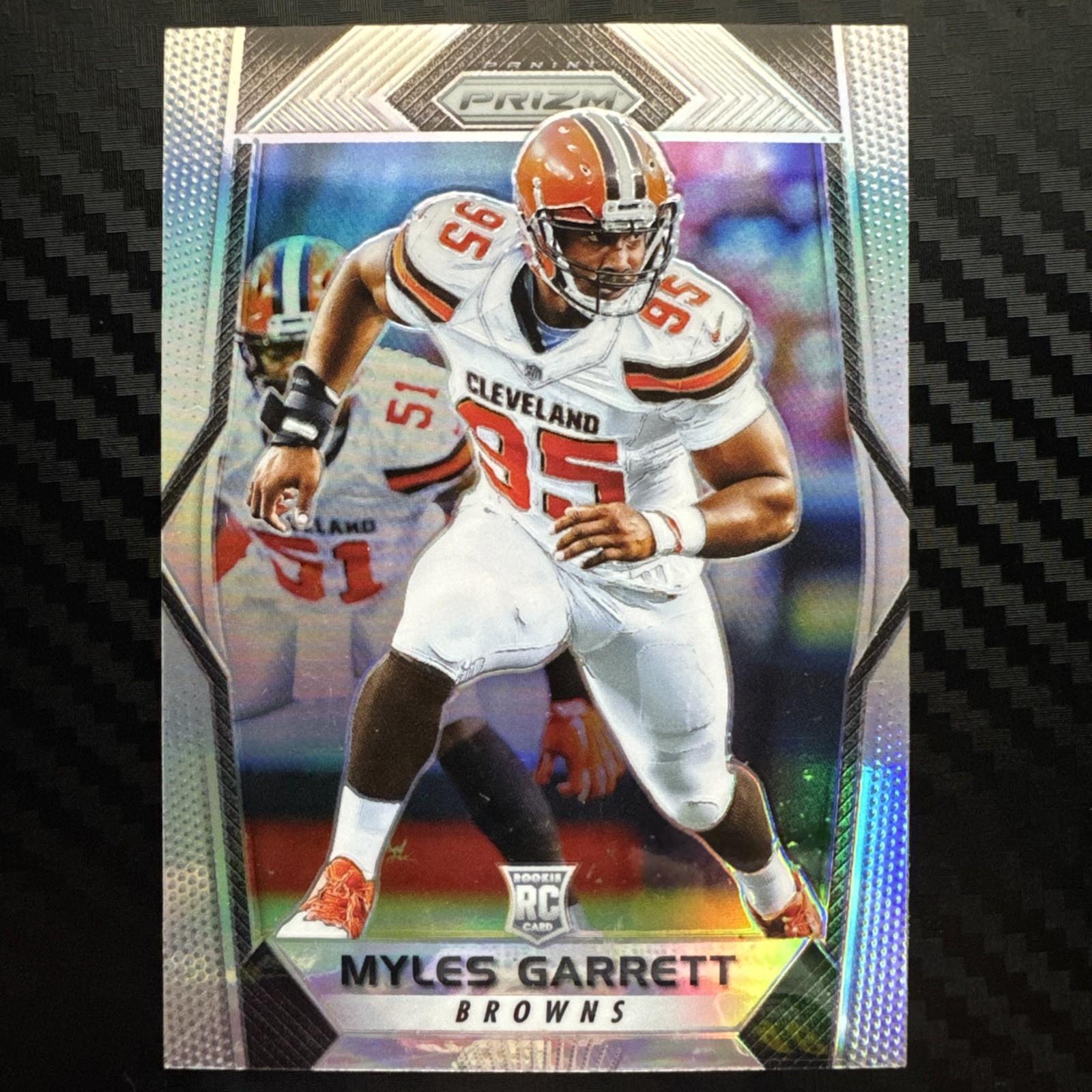 2017 Panini Prizm - Rookies Myles Garrett #242 Silver Prizm (RC)