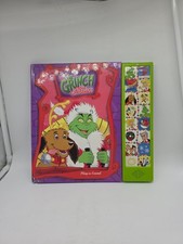 Dr. Seuss' How The Grinch Stole Christmas Play-a-Sound Book Vintage 100% working