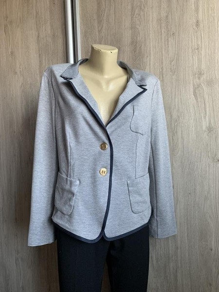 Women Escada Jacket Grey 44 / XXL / 52