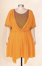 Ballroom Latin Rhythm Dance Dress - Plus Size