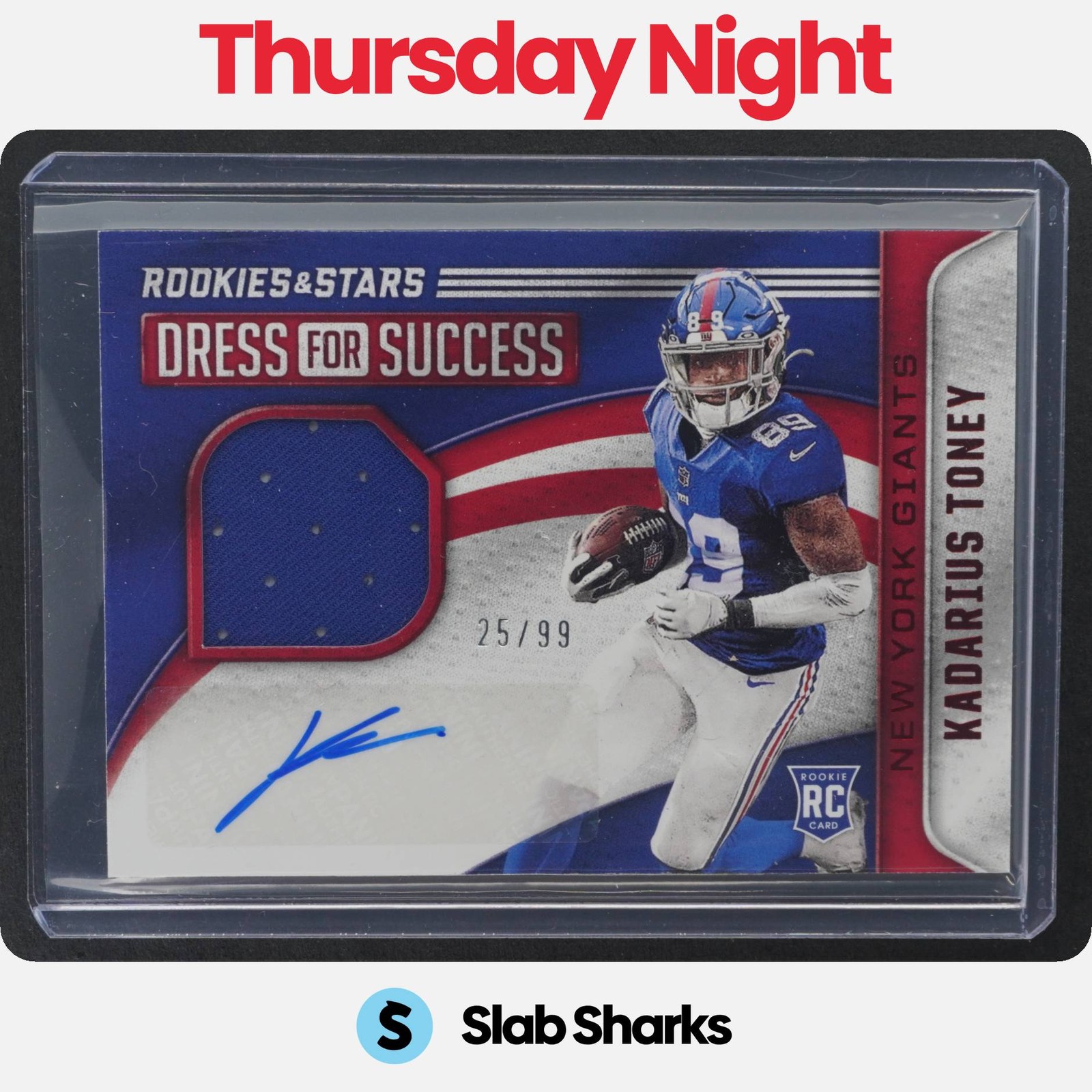 Kadarius Toney Panini Rookies & Stars Dress for Success Autograph Relics #DSKT Base
