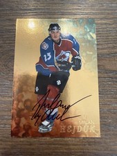 1998-99 Be a Player #187 Milan Hejduk Autographs Gold