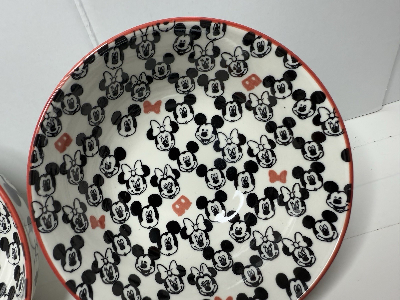 Disney Mickey & Minnie Mouse Cereal/Snack Tidbit Bowls Set Of 3 - New