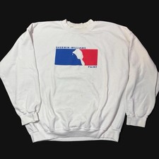 Vintage 90s Sherwin Williams Paint Crewneck Sweatshirt White XL