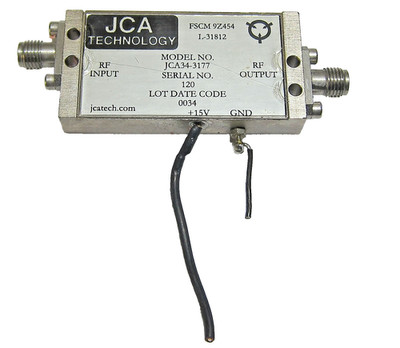 Genuine JCA Technology JCA34-3177 (15V) RF Microwave Power Amplifier FSCM 9Z454