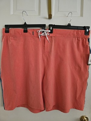 OCEAN COAST BIG & TALL STRETCH BOARD SHORTS CORAL CRUSH OCEAN ADVANTAGE SZ 4X