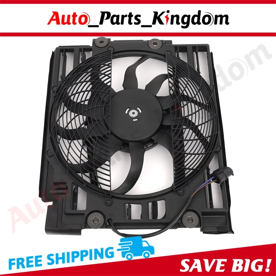 Kit ventilador radiador eléctrico para BMW 525i 528i 530i 1999-2002 2003 Foto 4 de 4