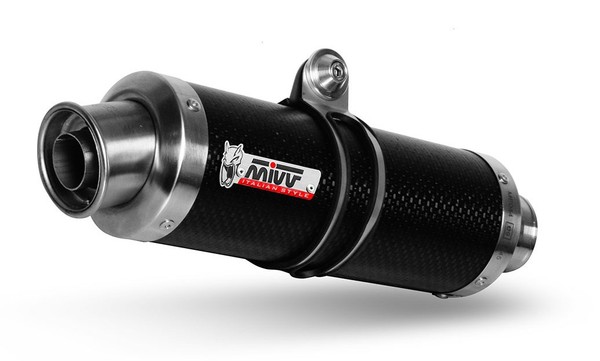 Auspuff EndschalldäMpfer Mivv GP Carbon Kawasaki Z750 2004 2005 2006-image