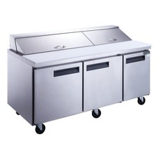 Dukers DSP72-18-S3 72" Salad Prep Table Refrigerator - NEW