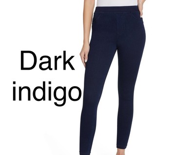 Nine West Ladies Soft Stretch Pull On Elastic Waistband Denim Legging