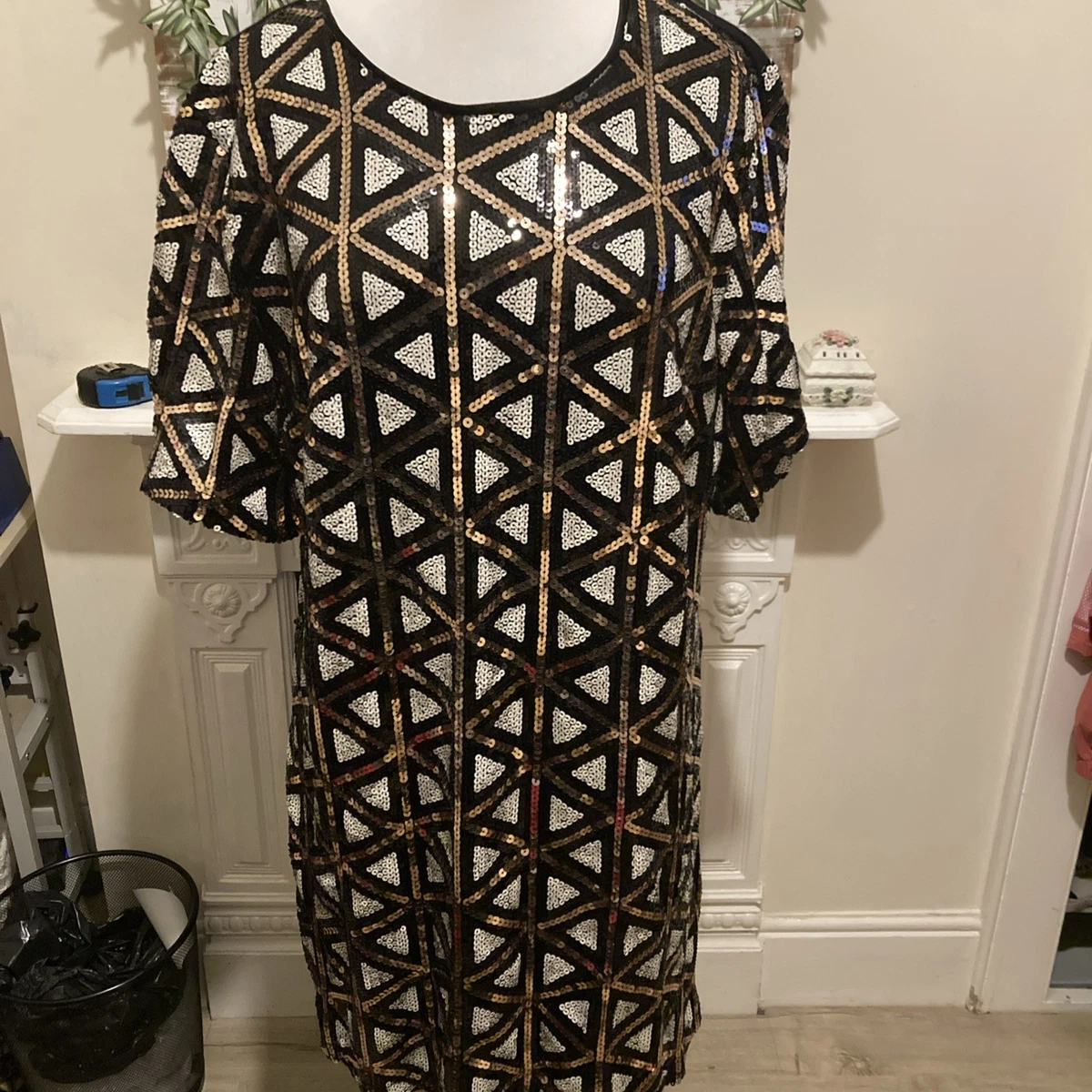 quiz black and gold sequin dress Sequins Dresses for Women for sale elegant black and gold cocktail dress