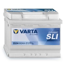 VARTA D24 Autobatterie, 60Ah 12V, Dynamic SLI, 560408054