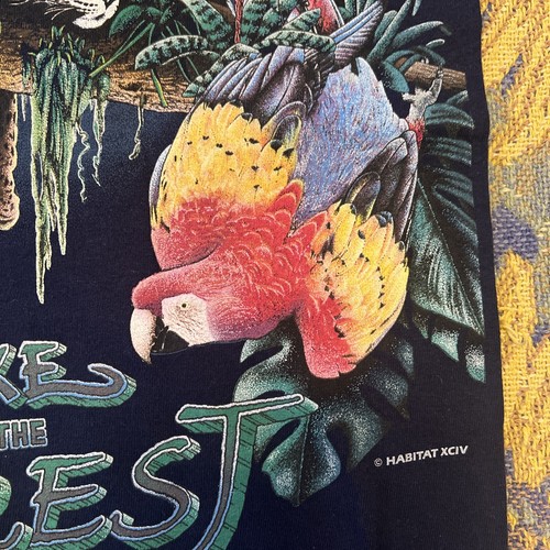 Vintage Wake Up In The Rainforest shirt small Cleveland Metroparks single stitch - Picture 10 of 10