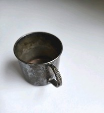 Vintage Oneida Community Baby Cup Silver Plate 2.5"