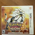 Pokemon Sun Nintendo 3DS - 2016 - Game Cartridge and Case TESTED AND WORKING
