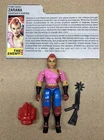 GI Joe Zarana Earrings Complete W/ File Card 1986 Hasbro Vintage ARAH Nice!