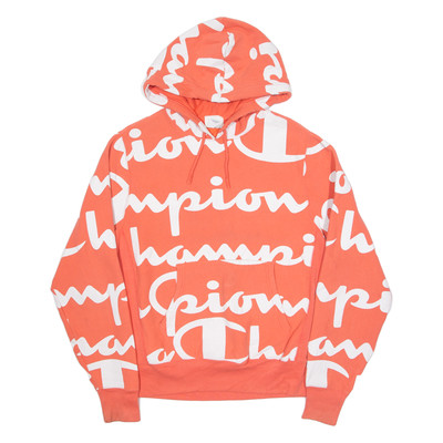 CHAMPION REVERSE WEAVE Damen Rosa Kapuzenpullover M Baumwollmischung