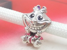 Pandora Sterling Silver Disney Alice in Wonderland Cheshire Cat Charm 798850C01