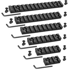 LINKOGEAR MLOK-Style Picatinny Rail 3-7 Slot 6061-T6 Aluminum Hardware Tool