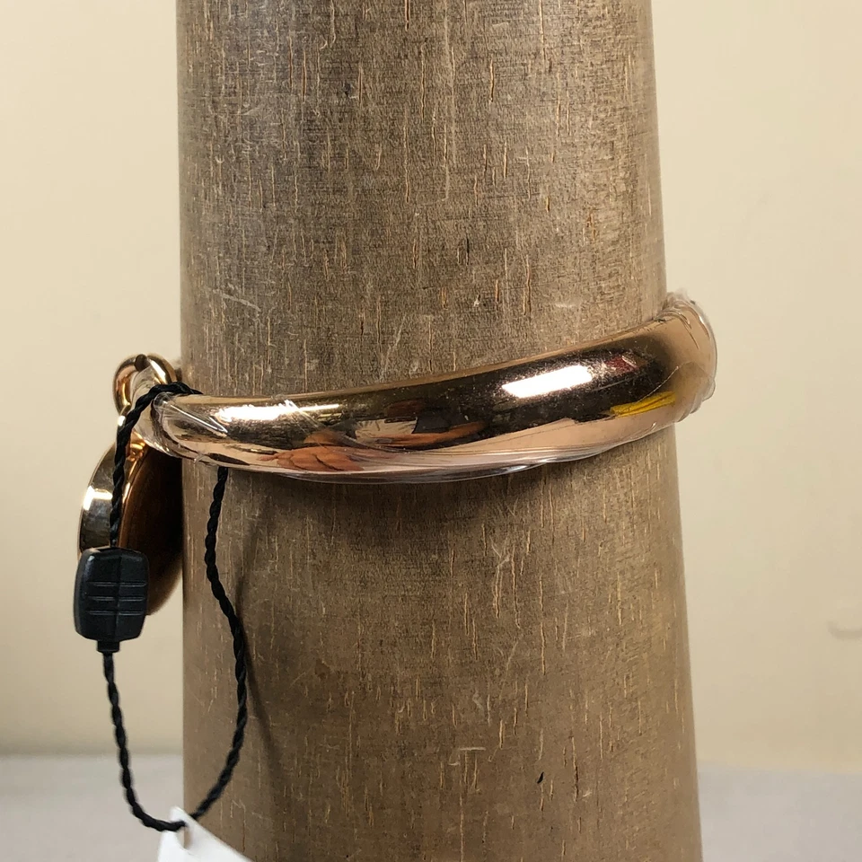 Moschino 女士 MW0055 连衣裙 Lets Smile 金色手镯 石英 22 毫米手表 7 3/4 — 第 2/4 张图片