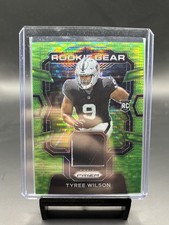 Tyree Wilson Panini Prizm Rookie Gear Prizms Neon Green Pulsar Jersey Rookie