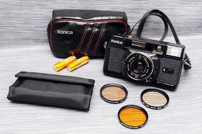 Konica C35 MF Auto Focus mit Konica Hexanon 38mm F2.8