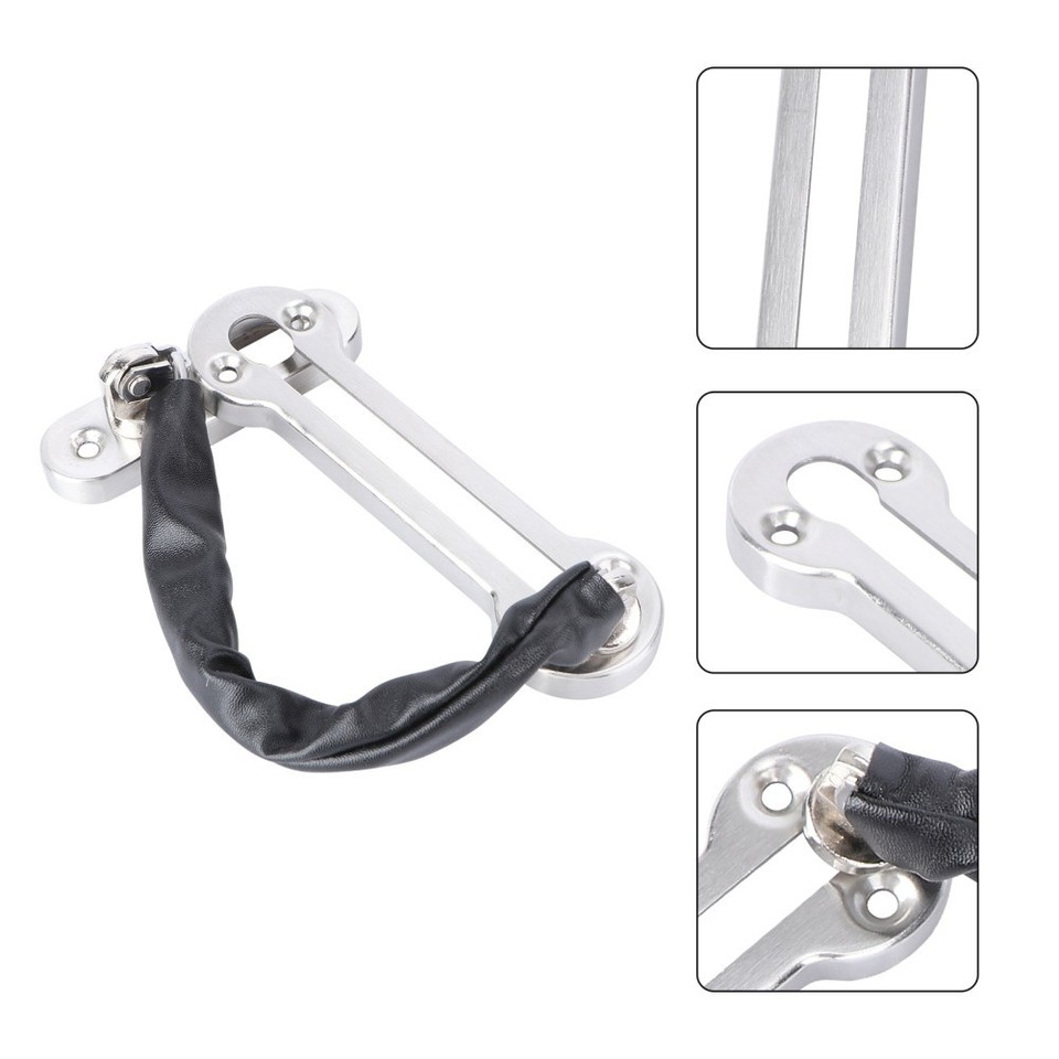 Sturdy Chain Door Lock Stainless Steel Chain with Screws Security Door ...