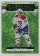 2023-24 Upper Deck Extended Series Dazzlers Green Alex Newhook #DZ-140 16cs