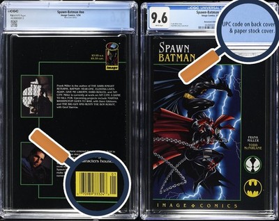 SPAWN BATMAN #1 1994 CGC 9.6 NEWSSTAND VARIANT 1:40 TODD MCFARLANE FRANK MILLER