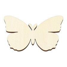 10 Pcs Wooden Butterfly 2.56 Inch Butterfly Shaped Unfinished Wood Cutouts