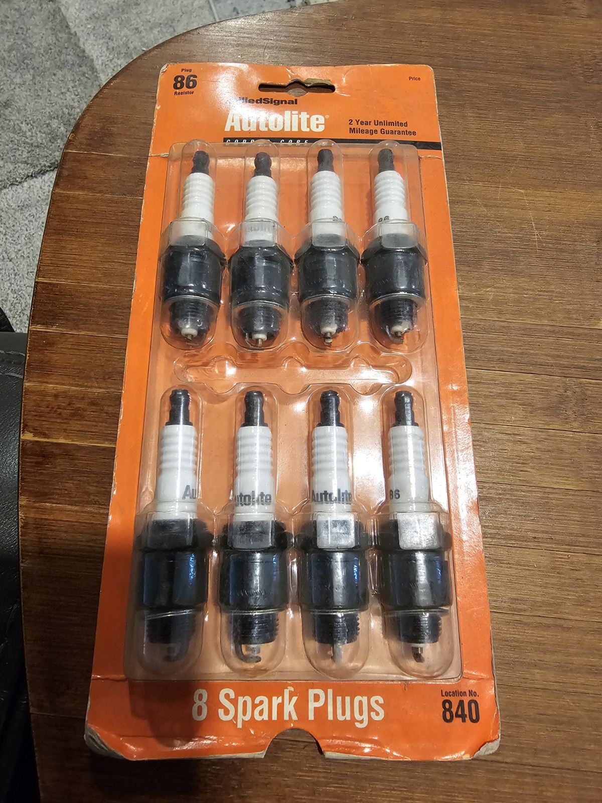 8 Nos Autolite 86 Spark Plugs Copper Core