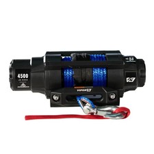 Viper V3 Wide Spool 6000 Lb Utv Winch With Blue Synthetic Rope