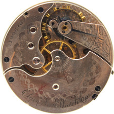 1894 ELGIN POCKET WATCH MOVEMENT 5199680 GRADE 128 16s 11j FI2 