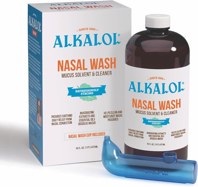 - a Natural Soothing Nasal Wash, Menthol, 2 Piece Set 1 Count