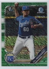 2019 Bowman Chrome Prospects Green Shimmer Refractor /99 Yefri Del Rosario 1t1u
