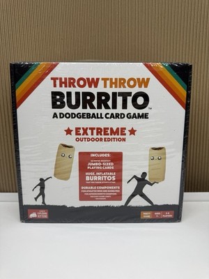 Throw Throw BURRITO A DODGEBALL CARD GAME Extreme Outdoor Edition NEW SEALED
