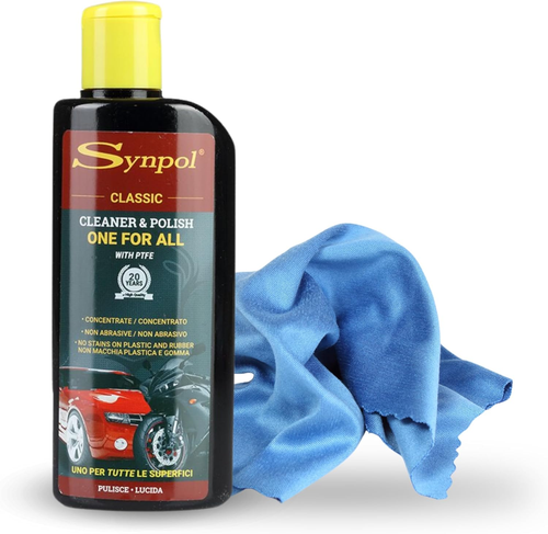 Synpol - Kit Crema Detergente Più Panno in Microfibra - per Tutte Le Superfici - - Foto 12 di 12