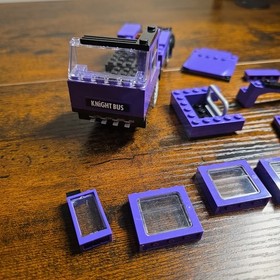 LEGO Harry Potter 4755 Knight Bus Incomplete Set Purple Replacement Parts Lot