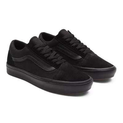 Vans Old Skool Comfycush Black/Black Unisex Adult Sneakers Shoes Suede Leather