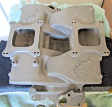 Edelbrock Cross Ram X-c8 Chevrolet Sbc 302 350 400 Chevy 2x4 Intake Used Clean Edelbrock Cross Ram X-c8 Chevrolet Sbc 302 350 400 Chevy 2x4 Intake Used Clean