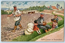 Germany Postcard Field Management in the Feindesland 1915 Posted Antique