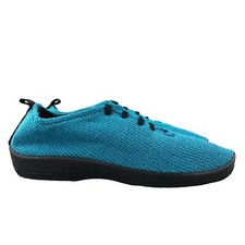 Arcopedico NWOT Women's Size 39 8-8.5 LS Turquoise Blue Knit Lace-Up Shoes