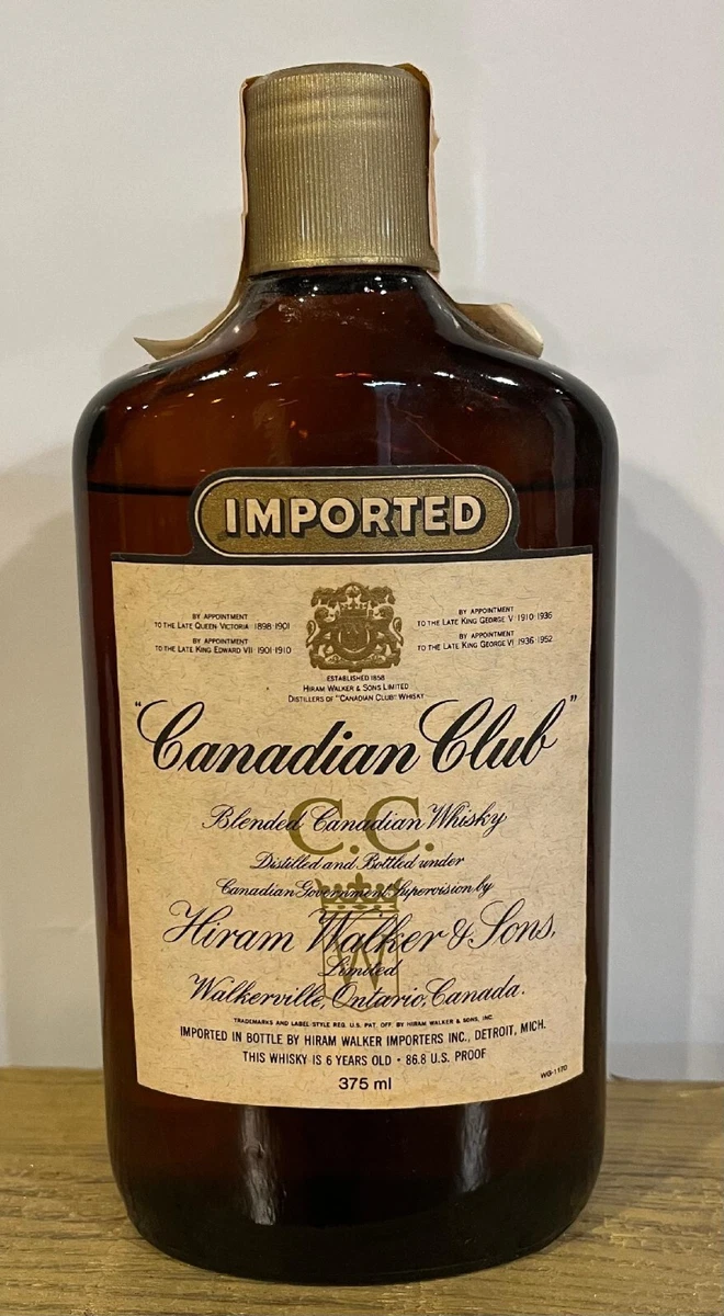 Canadian Club Whiskey Bottle In Collectible Liquor Bottles (1900