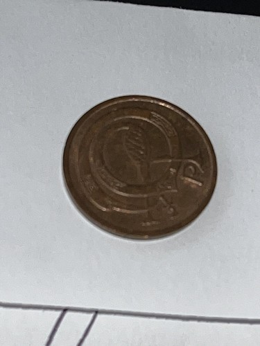 Ireland 1/2 Penny 1971 - Bird from Medieval Manuscript & Gaelic Harp - Picture 4 of 4