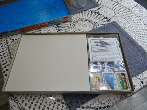 the Sinking of the Titanic Board Game Canadian version almost STILL SEALED !! - Picture 6 of 12