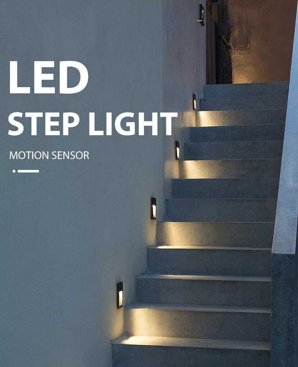Wall Light Underground Waterproof Led Step Stair Lights 3W Footlight Recess