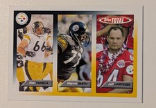 2005 Topps Total #365 Alan Faneca, Marvel Smith, Jeff Hartings RC Steelers