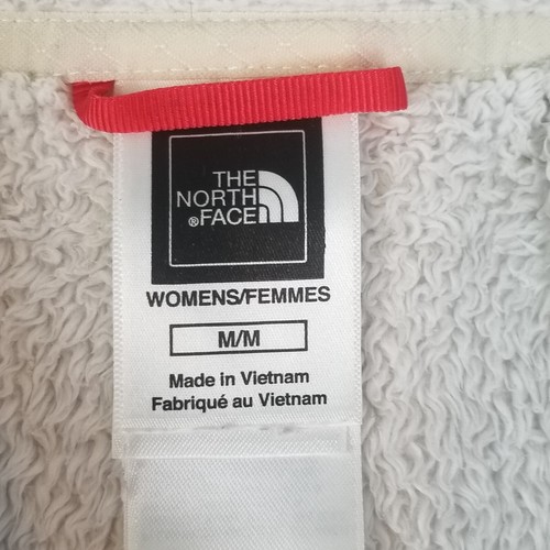 Chaleco para mujer The North Face talla M beige sherpa polar cremallera completa sin mangas - Imagen 3 de 12