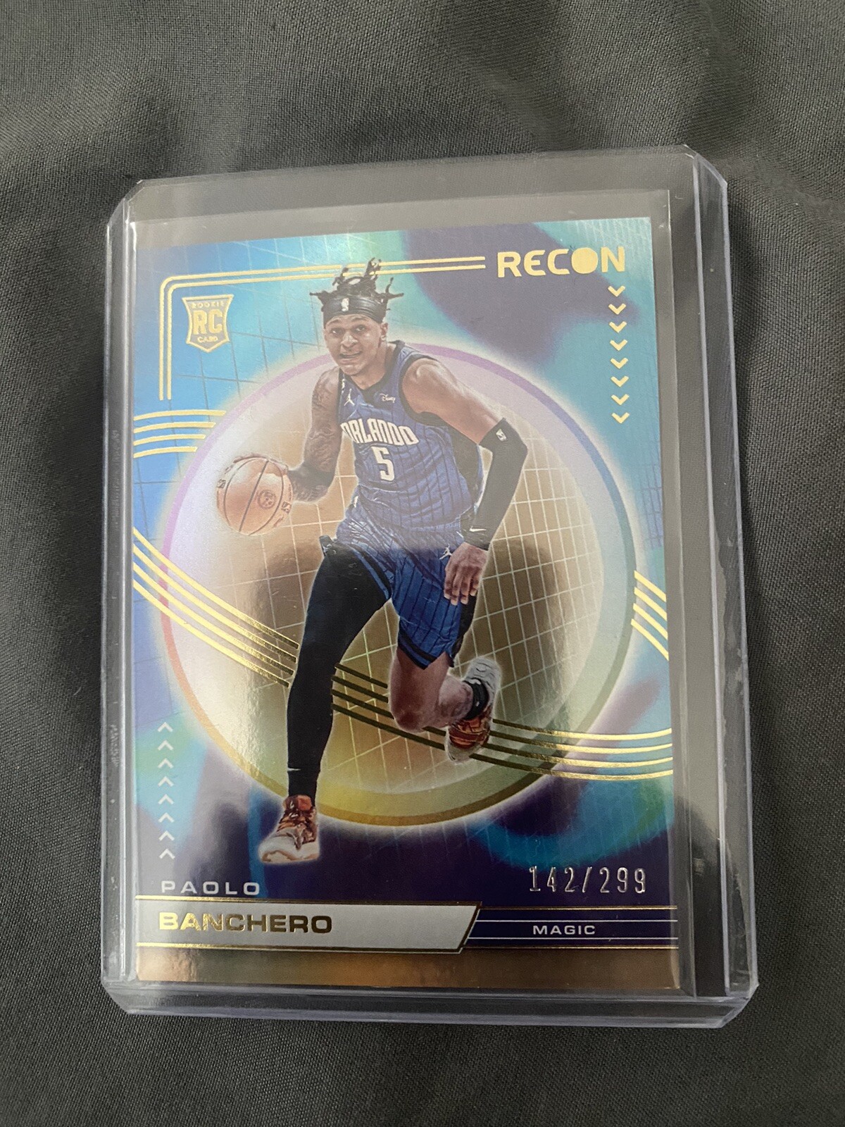 2022-23 Recon PAOLO BANCHERO RC HOLO BRONZE Orlando Magic #201 #'d /299