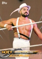 2018 Topps WWE Wrestling Card Insert Bronze Parallel #7 Andrade 